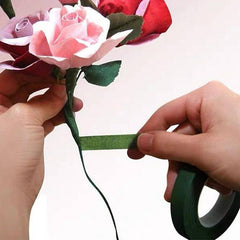Green Adhesive Cloth Flower Art Tape Gardening Supplies