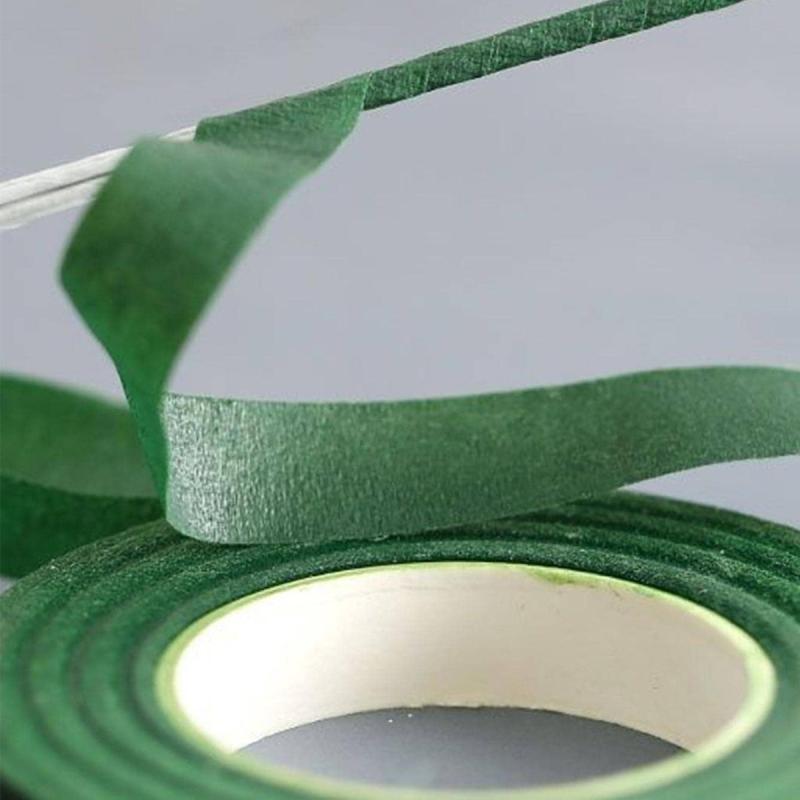 Green Adhesive Cloth Flower Art Tape Gardening Supplies