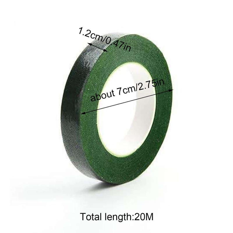 Green Adhesive Cloth Flower Art Tape Gardening Supplies