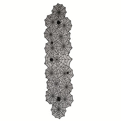 Halloween Spider Web Lace Table Runner 44 96cmx180 Fireplace Towel
