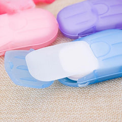 20pcs Mini Soap Paper, Portable for Decor