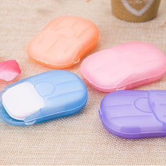 20pcs Mini Soap Paper, Portable for Decor