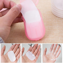 20pcs Mini Soap Paper, Portable for Decor