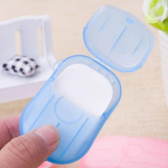 20pcs Mini Soap Paper, Portable for Decor