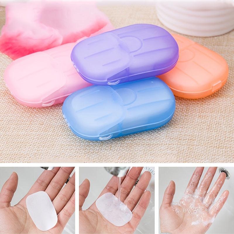 20pcs Mini Soap Paper, Portable for Decor