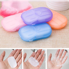 20pcs Mini Soap Paper, Portable for Decor