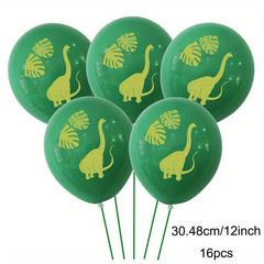 16pcs 30 Dinosaur Party Round Latex Balloon Kids Birthday Party Decoration