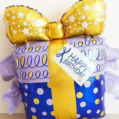 1pc Gift Balloon Happy Birthday Balloons Party Decor Supplies