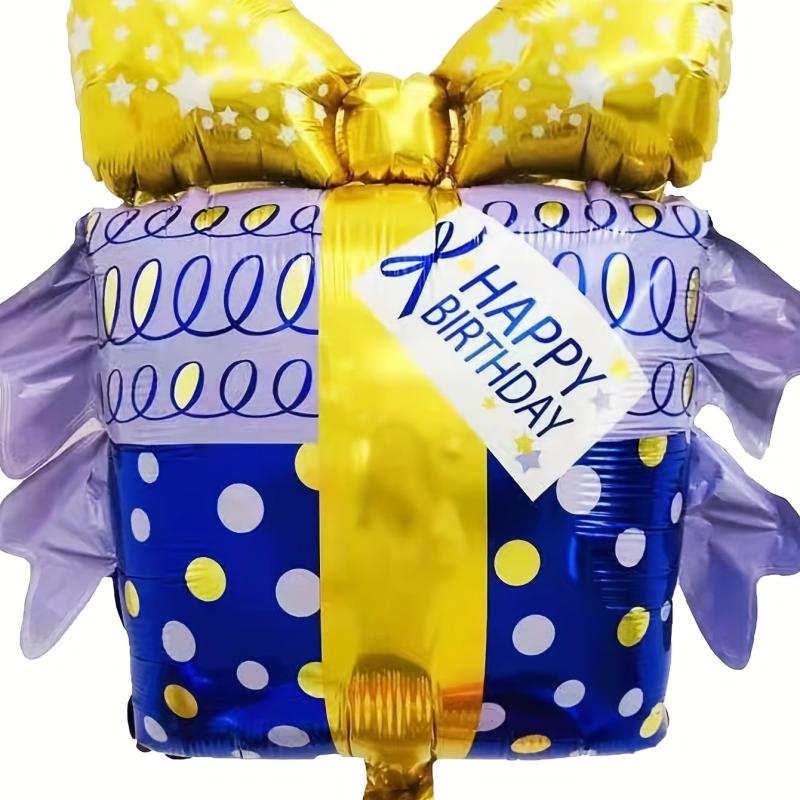1pc Gift Balloon Happy Birthday Balloons Party Decor Supplies