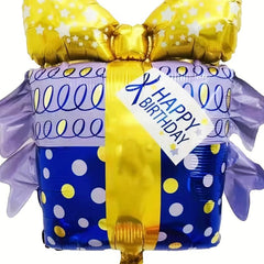 1pc Gift Balloon Happy Birthday Balloons Party Decor Supplies
