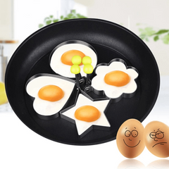 Stainless Steel Fried Egg Pancake Shaper Omelette Rings Mold