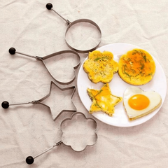 Stainless Steel Fried Egg Pancake Shaper Omelette Rings Mold