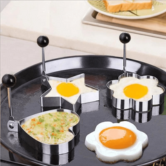 Stainless Steel Fried Egg Pancake Shaper Omelette Rings Mold