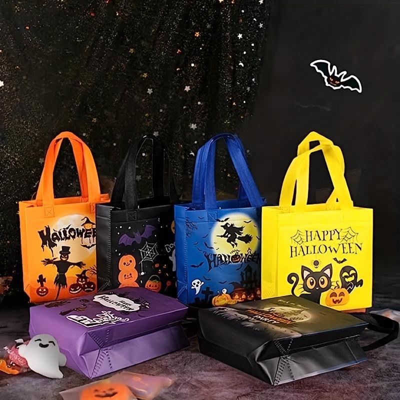 6pcs Halloween Treat Bags Goodie Tote Bags for Party Favor