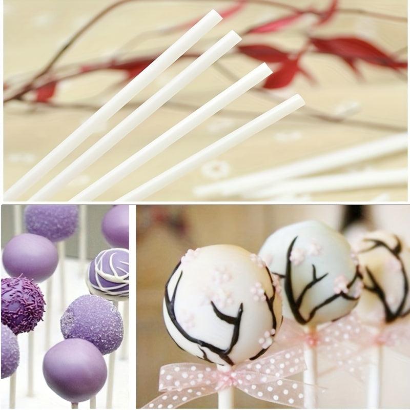 80pcs Plastic Lollipop Stick for Candy Chocolate Cake Pop Hard Candy