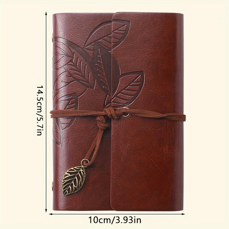 1pc Vintage Travelers Notebook Diary PU Leather Spiral 150 Pages