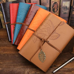1pc Vintage Travelers Notebook Diary PU Leather Spiral 150 Pages