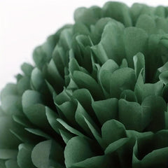 15pcs Green Tissue Pom Poms Wedding Party Decorations Kit Dots Garland