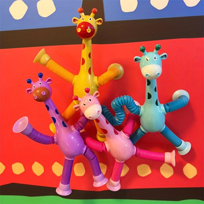 Giraffe Telescopic Suction Cup Toy Set for Kids