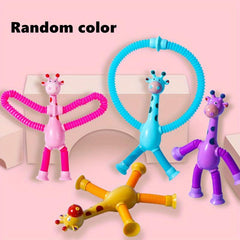 Giraffe Telescopic Suction Cup Toy Set for Kids