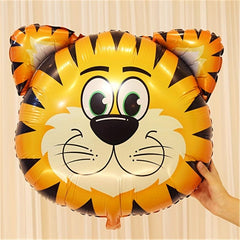 1pc Oversized Cow Head Aluminum Film Balloon Forest Party Decoration