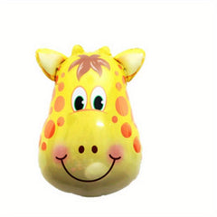 1pc Oversized Cow Head Aluminum Film Balloon Forest Party Decoration