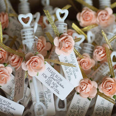 Love Heart Wand Tube Bubble Soap Bottle Wedding Baby Shower Favor