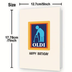 Funny Happy Birthday Card Year Old Bday