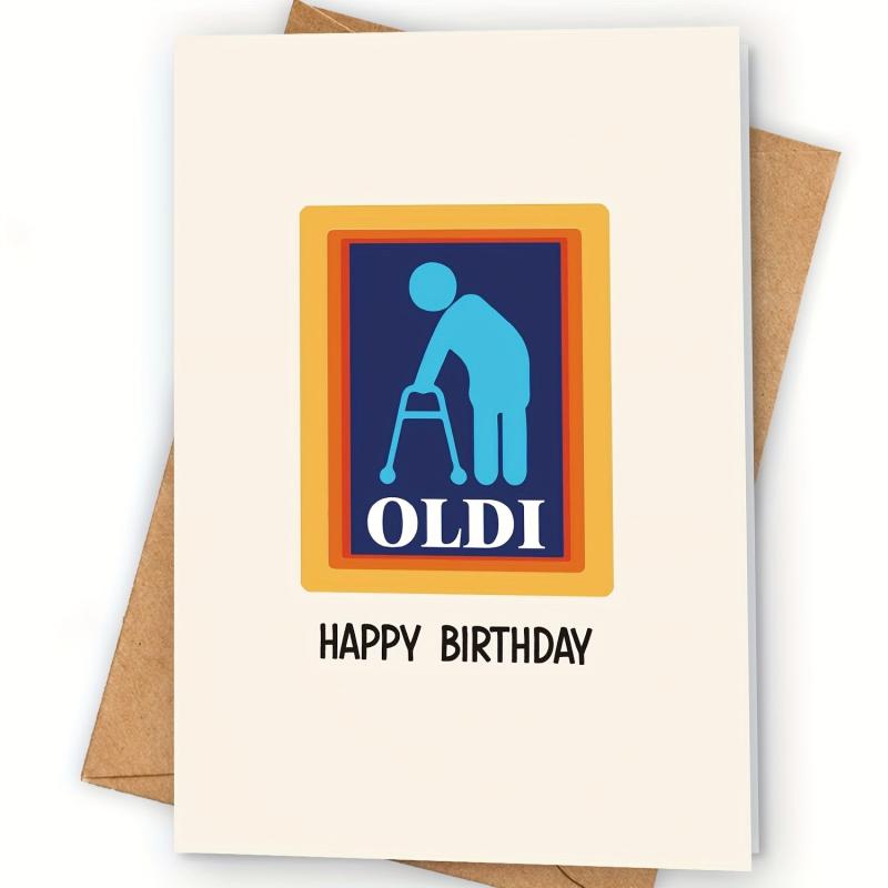 Funny Happy Birthday Card Year Old Bday