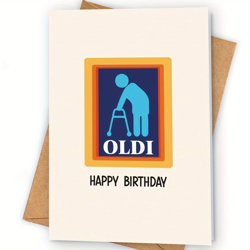 Funny Happy Birthday Card Year Old Bday