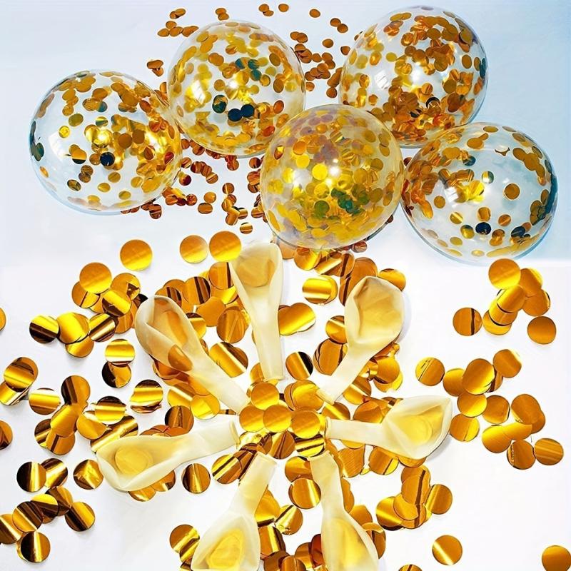 24pcs Golden Confetti Balloons 30 48 Cm Wedding Bridal Proposal Decor