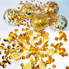 24pcs Golden Confetti Balloons 30 48 Cm Wedding Bridal Proposal Decor