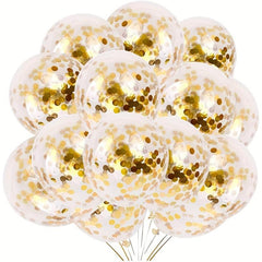 24pcs Golden Confetti Balloons 30 48 Cm Wedding Bridal Proposal Decor
