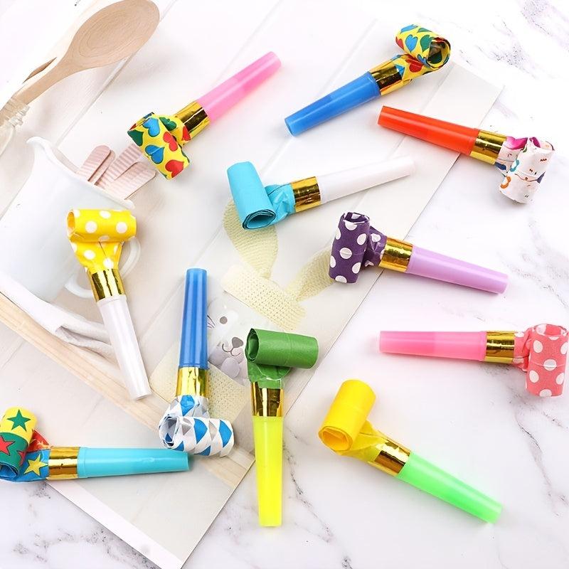 10 Piece Party Blower Birthday Party Blow Horns Party Blowouts