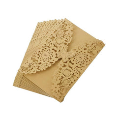 Laser Cut Butterfly Invitation Cards for Wedding and Events