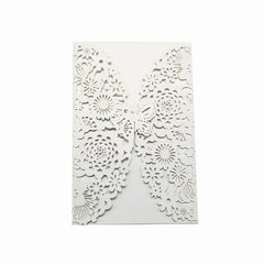 Laser Cut Butterfly Invitation Cards for Wedding and Events