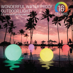 LED Luminous Beach Ball for Summer Parties and Pools