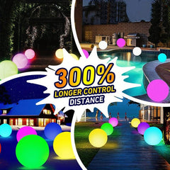 LED Luminous Beach Ball for Summer Parties and Pools
