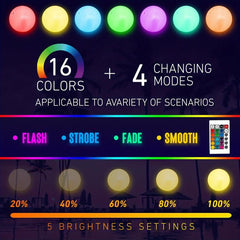 LED Luminous Beach Ball for Summer Parties and Pools