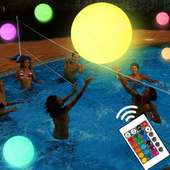 LED Luminous Beach Ball for Summer Parties and Pools