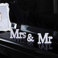 3pcs Mr & Mrs Wedding Supplies Alphabet Decoration Photography Props