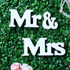 3pcs Mr & Mrs Wedding Supplies Alphabet Decoration Photography Props