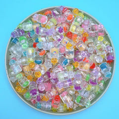 5pcs Glass Bottle Conch Earrings Keychain Pendant DIY Jewelry Accessories
