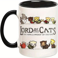 11oz Lord Of The Cats The Furrlowship Of The Ring Mug