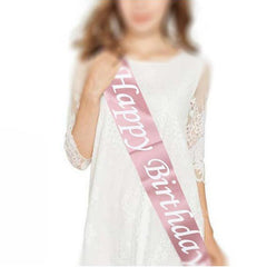 Happy Birthday Party Sash - Birthday Party Accessories
