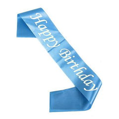 Happy Birthday Party Sash - Birthday Party Accessories