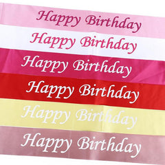 Happy Birthday Party Sash - Birthday Party Accessories