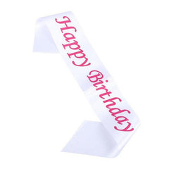Happy Birthday Party Sash - Birthday Party Accessories