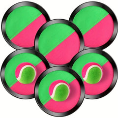 Toss Catch Ball Set Outdoor Paddle Beach Game With 1 Catch Balls 2 Paddles