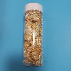Golden Foil Cake Decoration Shards - Ice Cream Mousse Pastry Paper